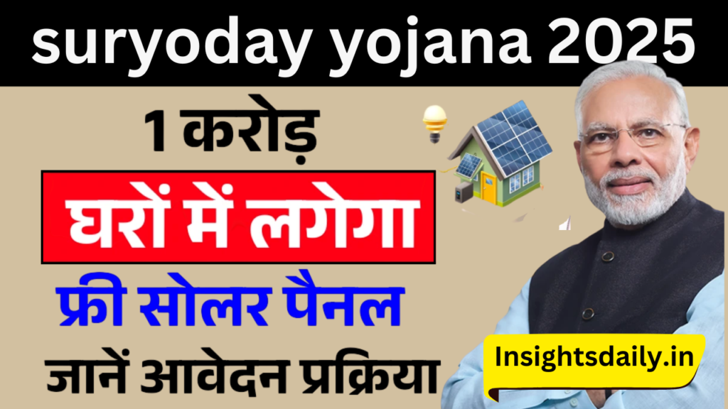 Suryoday Yojana 2025: उजाले की ओर एक नई शुरुआत