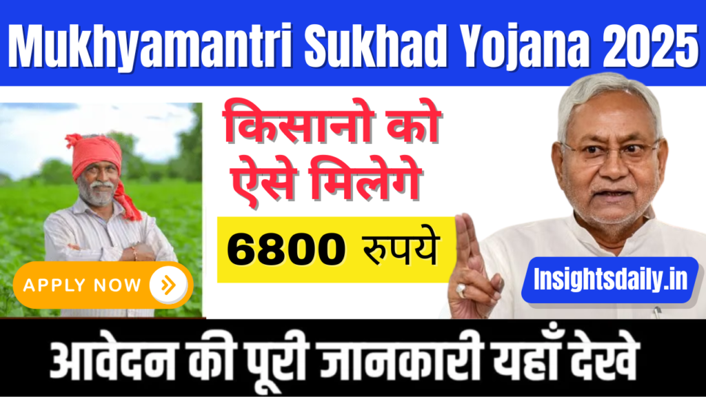 Mukhyamantri Sukhad Yojana 2025: किसानों को सूखे से राहत देने की योजना
