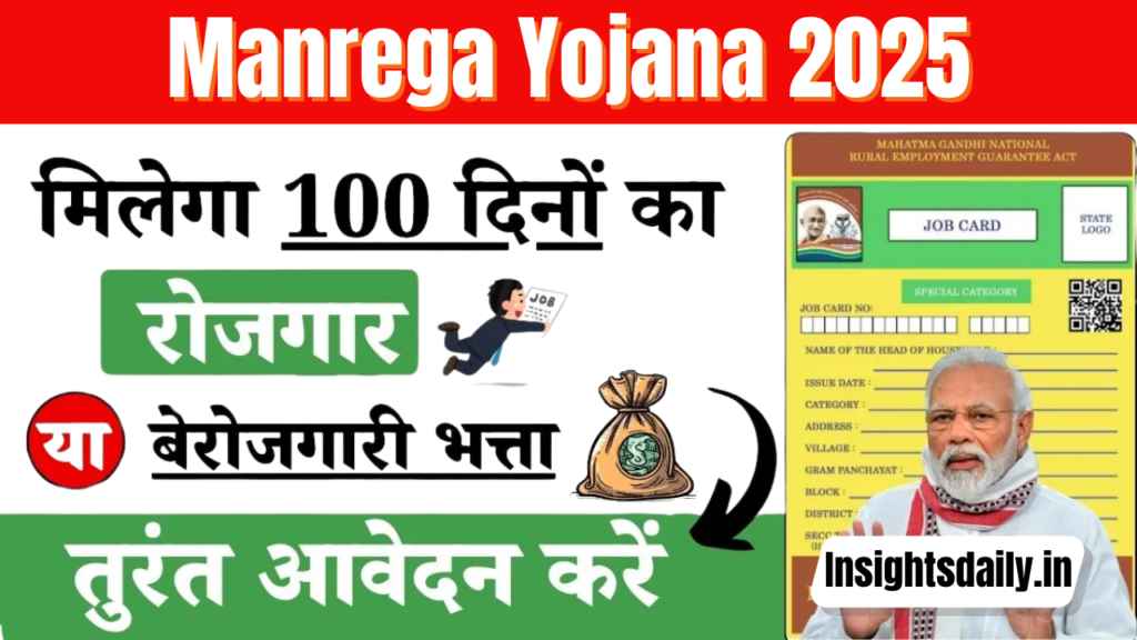 Manrega Yojana 2025: ग्रामीण भारत की रोज़गार गारंटी योजना